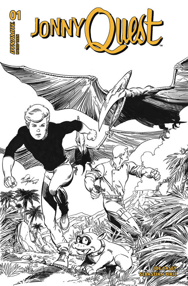 Jonny Quest #1 Cover N 10 Copy Variant Edition Layton Line Art | Dragon's Lair Comics and Fantasy Houston TX