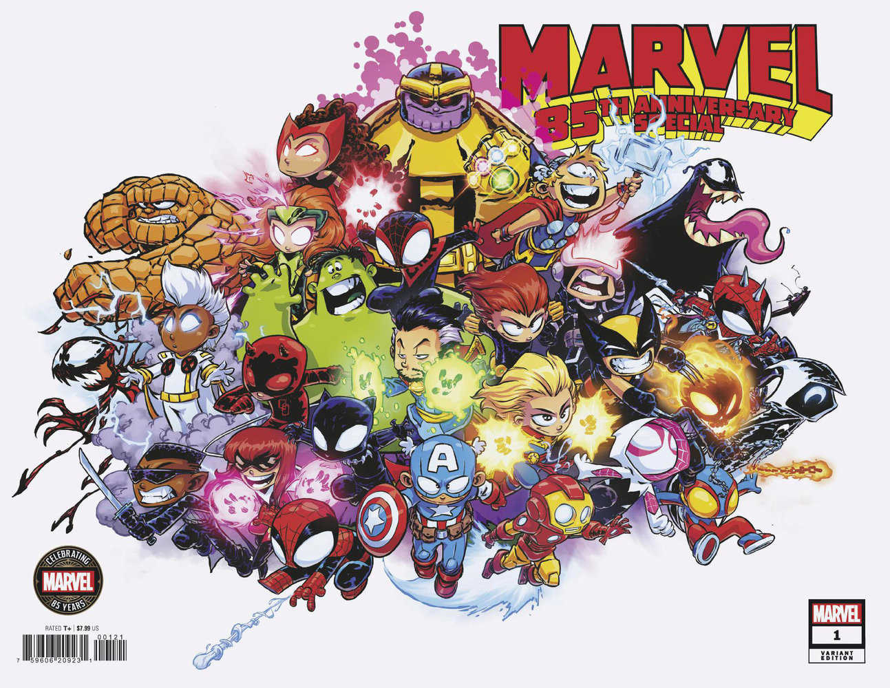 Marvel 85th Anniversary Special #1 Skottie Young Wraparound Variant | Dragon's Lair Comics and Fantasy Houston TX