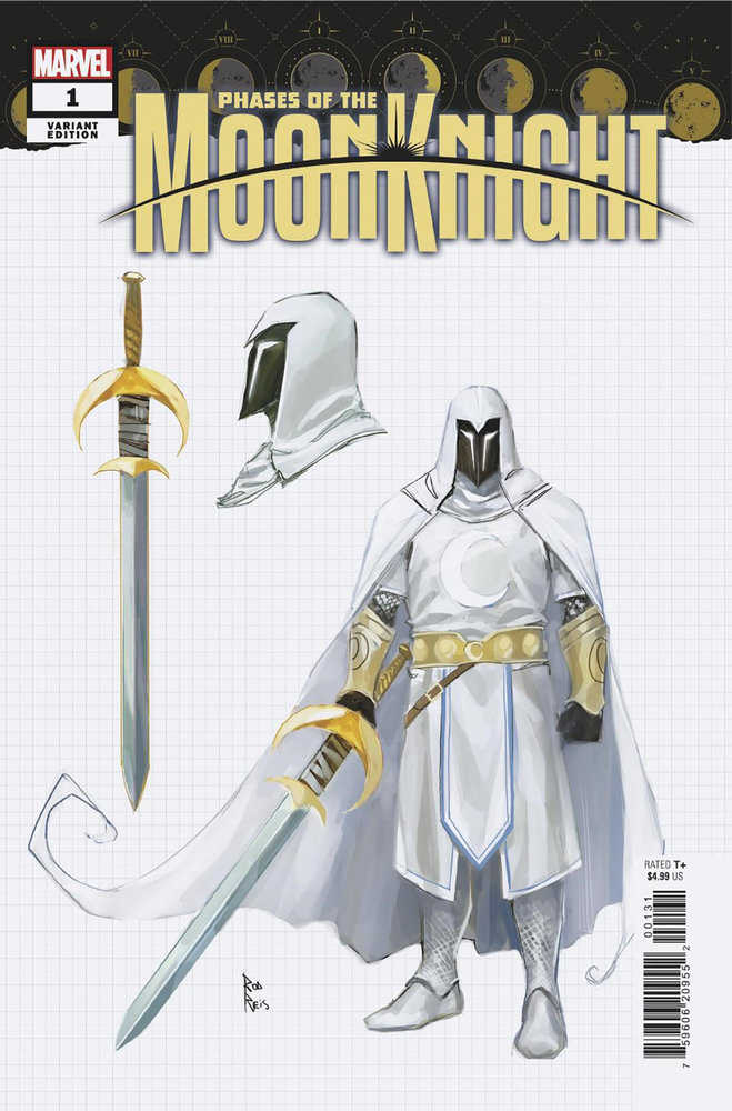 Phases Of The Moon Knight #1 Rod Reis Design Variant | Dragon's Lair Comics and Fantasy Houston TX