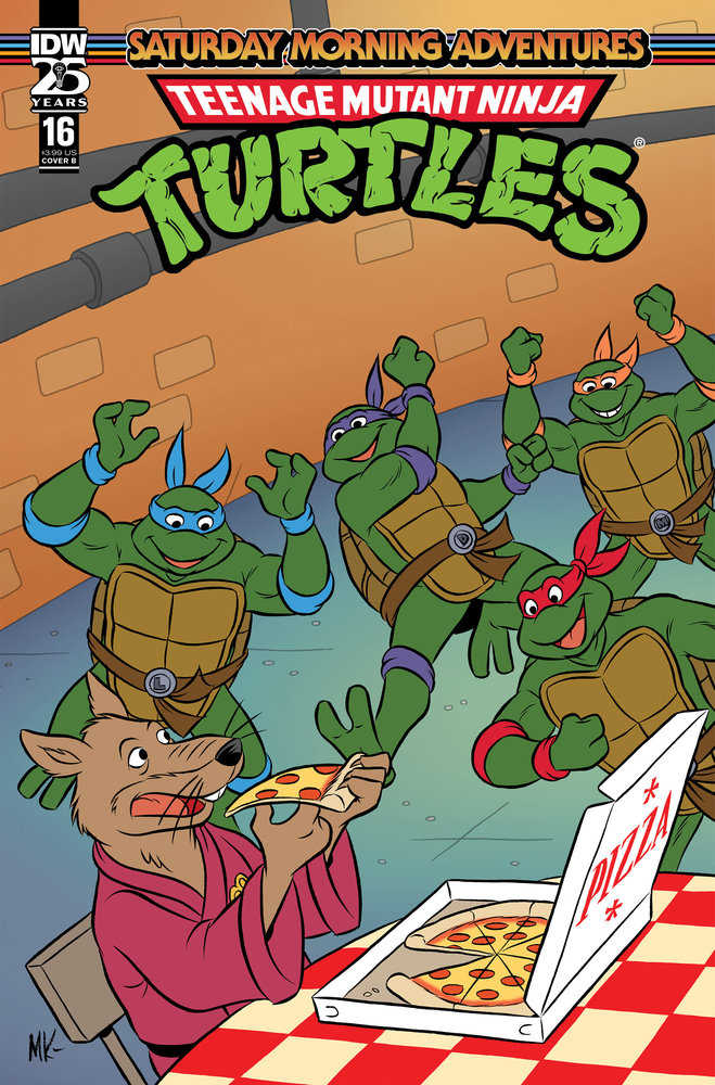 Teenage Mutant Ninja Turtles: Saturday Morning Adventures #16 Variant B (Kazaleh) | Dragon's Lair Comics and Fantasy Houston TX