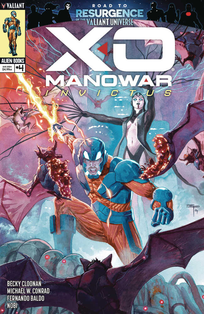 X-O Manowar Invictus #4 (Of 4) Cover A Peralta | Dragon's Lair Comics and Fantasy Houston TX