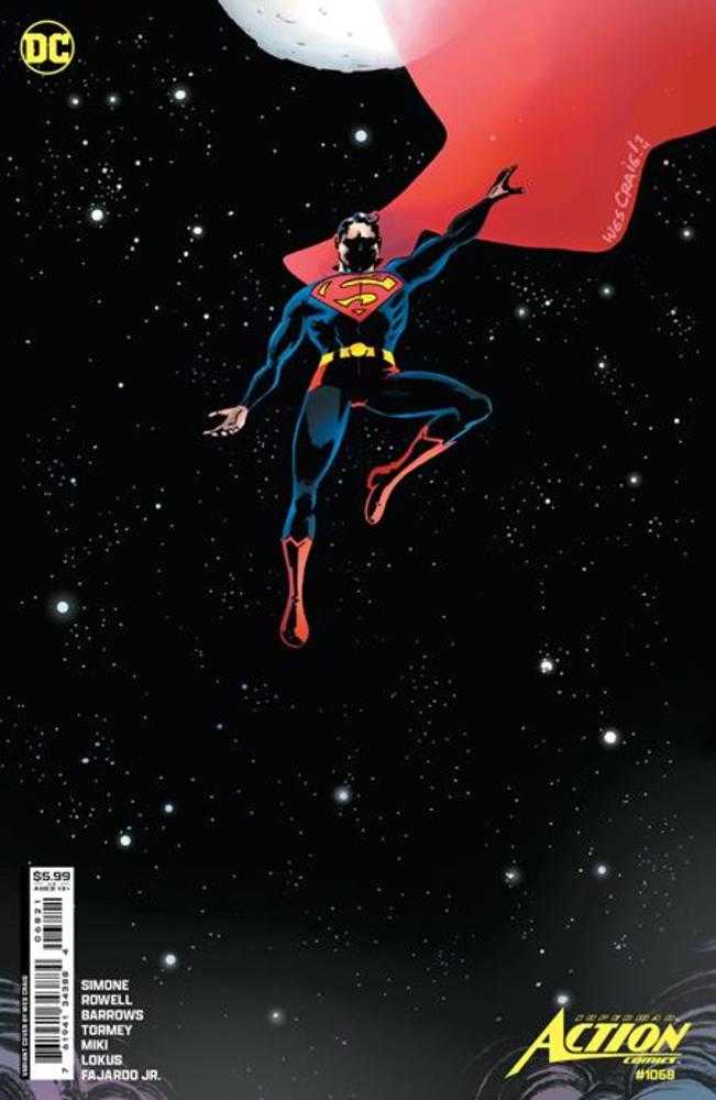 Action Comics #1068 Cover B Wes Craig Card Stock Variant | Dragon's Lair Comics and Fantasy Houston TX