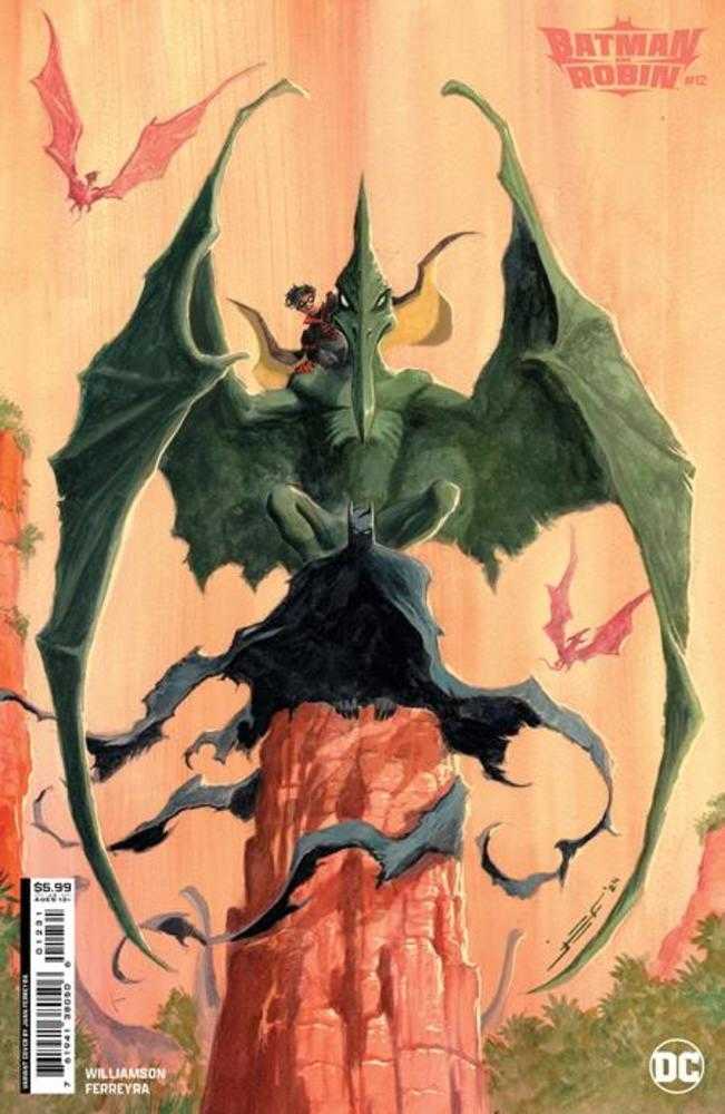 Batman And Robin #12 Cover B Juan Ferreyra Card Stock Variant | Dragon's Lair Comics and Fantasy Houston TX