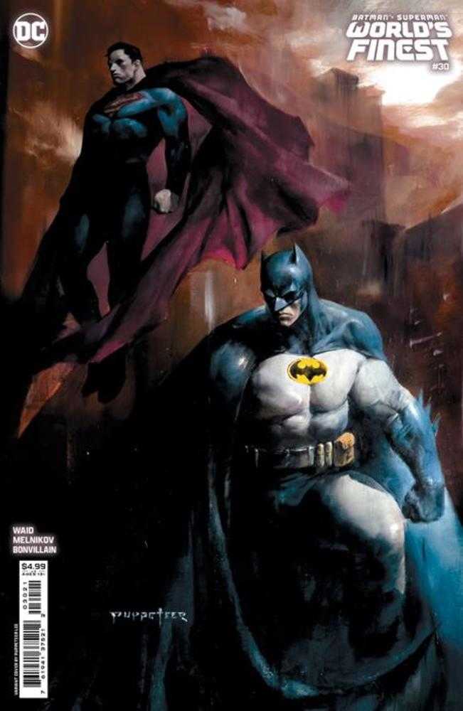 Batman Superman Worlds Finest #30 Cover B Puppeteer Lee Card Stock Variant | Dragon's Lair Comics and Fantasy Houston TX