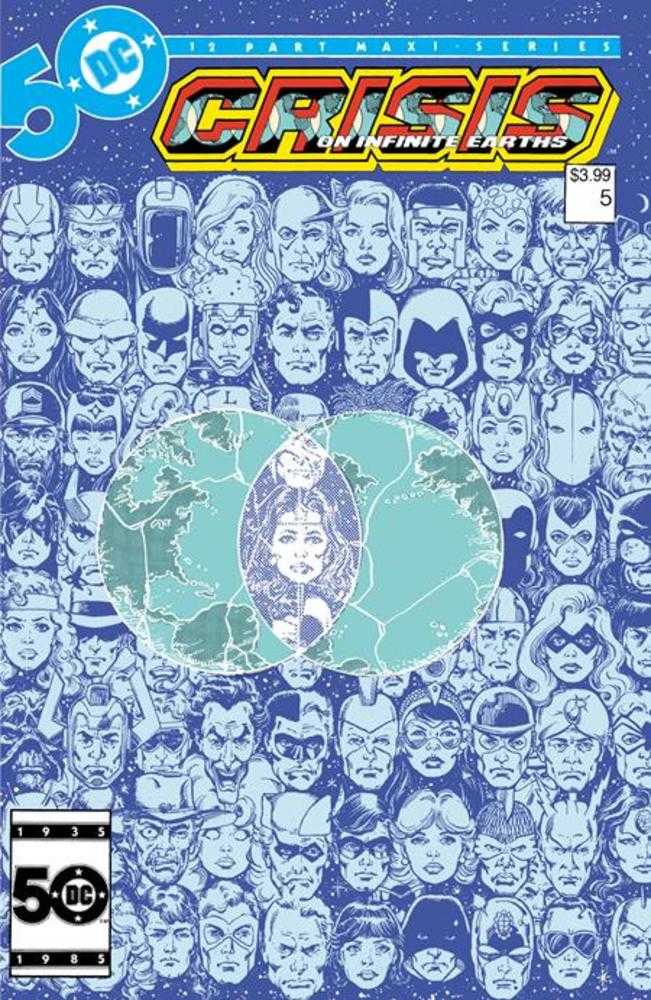 Crisis On Infinite Earths #5 Facsimile Edition Cover A George Perez | Dragon's Lair Comics and Fantasy Houston TX