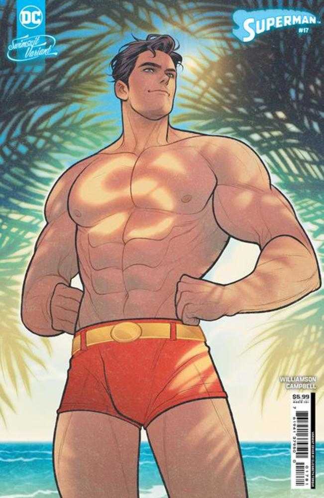 Superman #17 Cover F Elizabeth Torque Swimsuit Card Stock Variant (Absolute Power) | Dragon's Lair Comics and Fantasy Houston TX