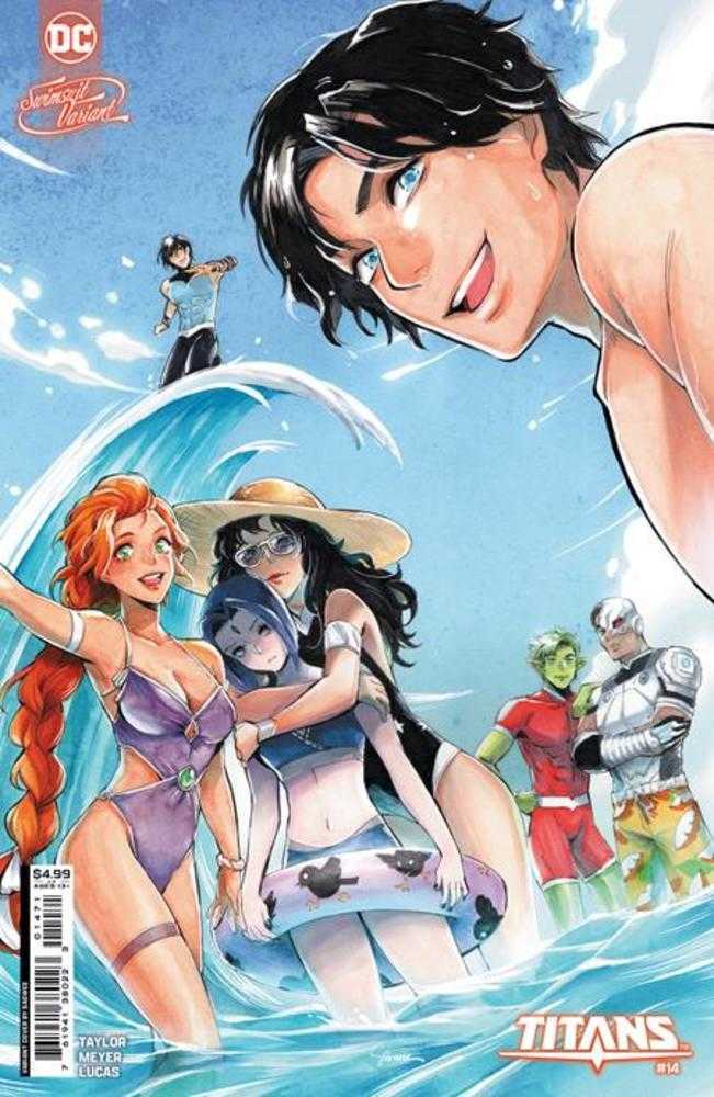 Titans #14 Cover E Saowee Swimsuit Card Stock Variant | Dragon's Lair Comics and Fantasy Houston TX