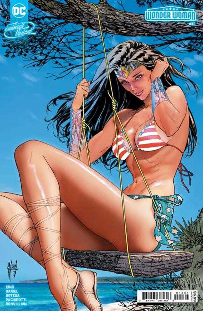 Wonder Woman #12 Cover D Guillem March Swimsuit Card Stock Variant (Absolute Power) | Dragon's Lair Comics and Fantasy Houston TX