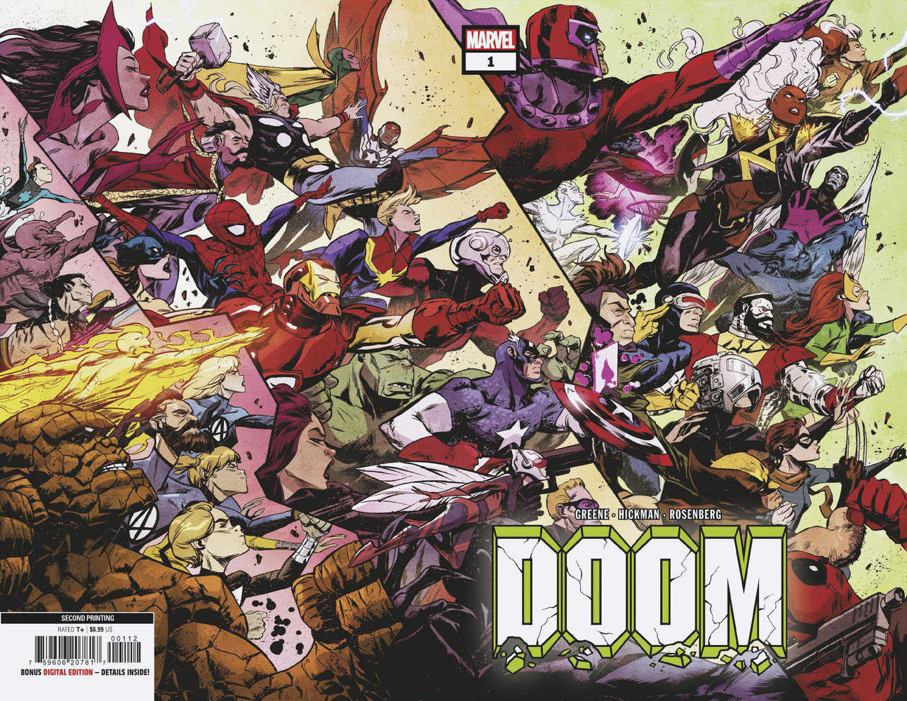 Doom #1 Sanford Greene Wraparound 2nd Print Variant | Dragon's Lair Comics and Fantasy Houston TX