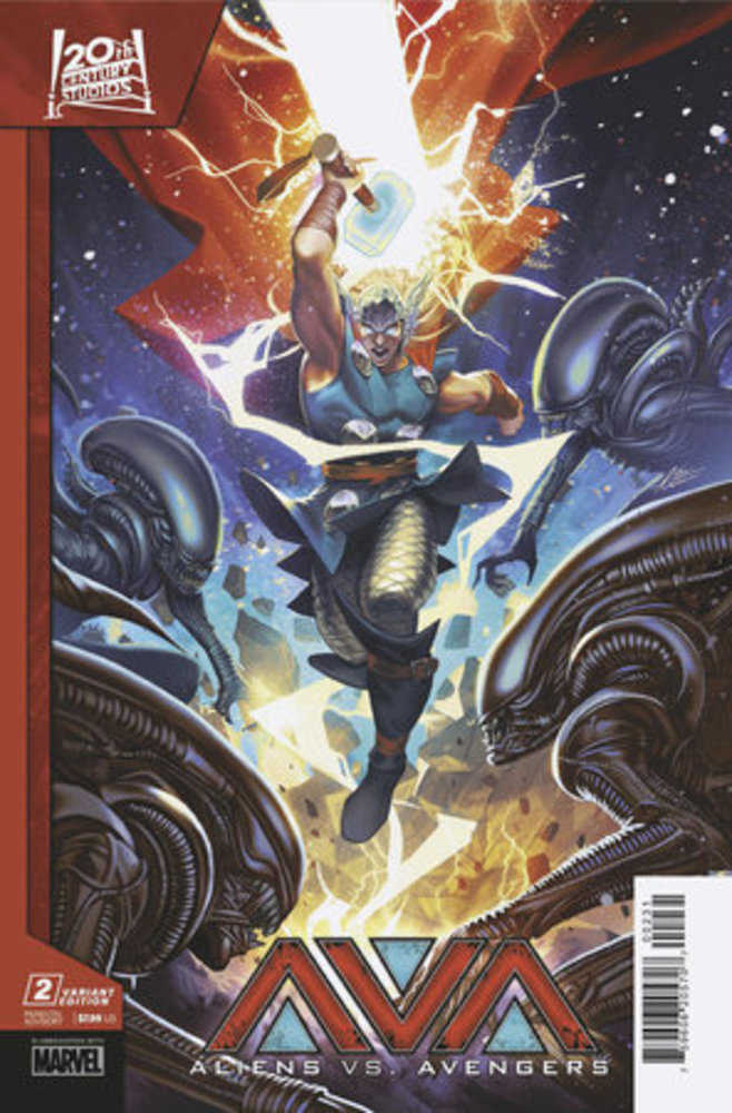 Aliens vs Avengers #2 (Of 4) Mateus Manhanini Variant | Dragon's Lair Comics and Fantasy Houston TX