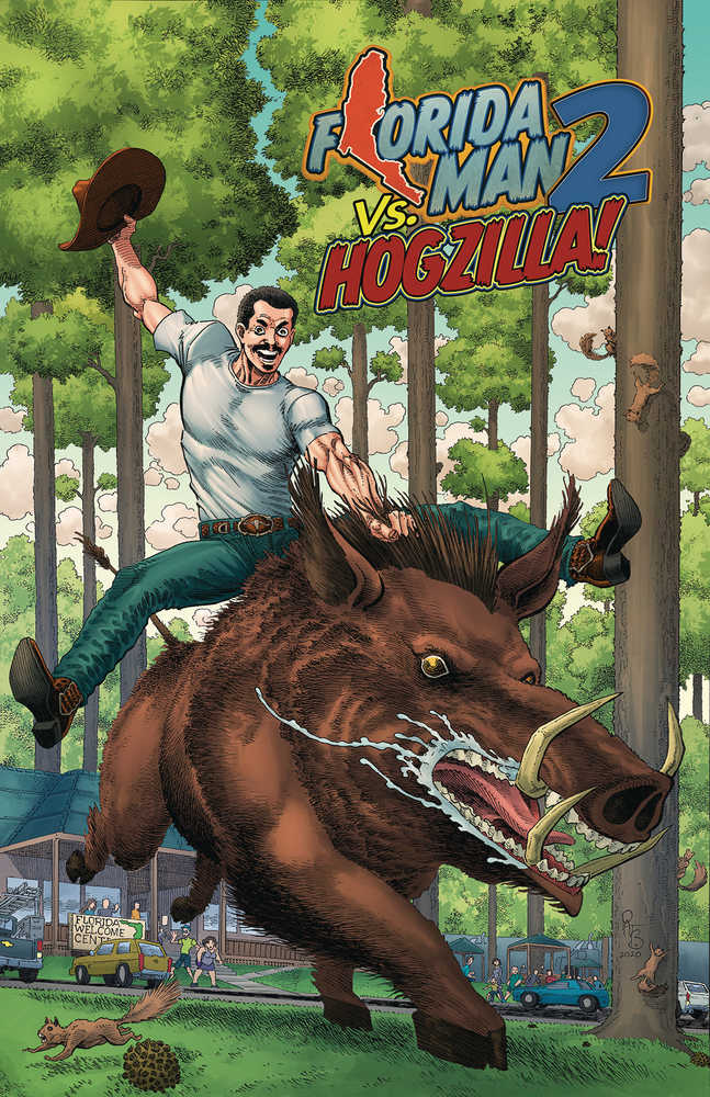 Florida Man vs Hogzilla #3 Cover A Broderick | Dragon's Lair Comics and Fantasy Houston TX