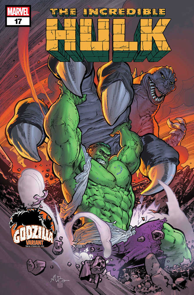 Incredible Hulk #17 Andrei Bressan Godzilla Variant | Dragon's Lair Comics and Fantasy Houston TX