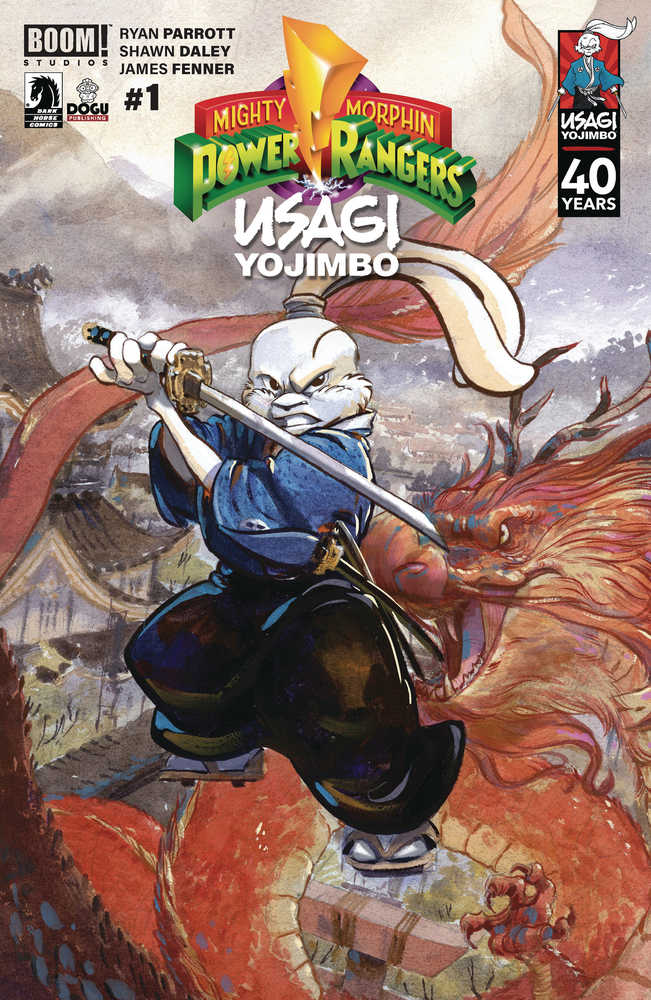 Mighty Morphin Power Rangers Usagi Yojimbo #1 Cover C Cullum ( | Dragon's Lair Comics and Fantasy Houston TX