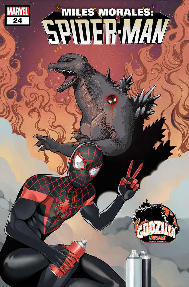 Miles Morales: Spider-Man #24 Romy Jones Godzilla Variant | Dragon's Lair Comics and Fantasy Houston TX