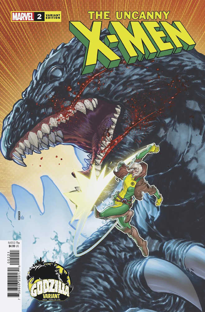 Uncanny X-Men #2 David Baldeon Godzilla Variant | Dragon's Lair Comics and Fantasy Houston TX