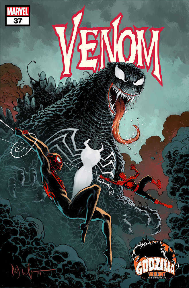 Venom #37 Dave Wachter Godzilla Variant [Vw] | Dragon's Lair Comics and Fantasy Houston TX