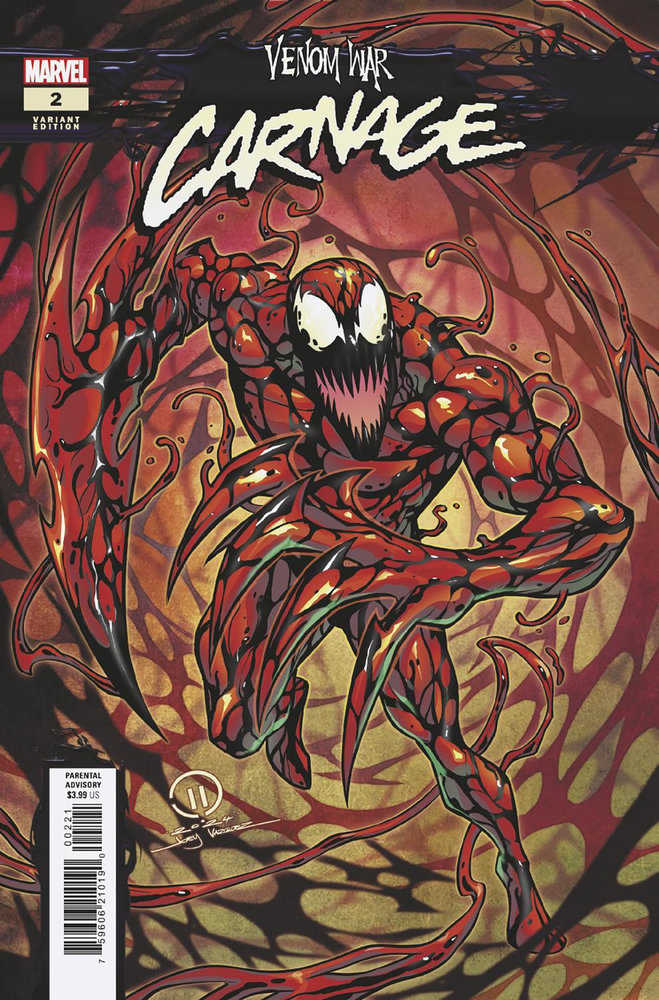 Venom War: Carnage #2 Joey Vazquez Variant [Vw] | Dragon's Lair Comics and Fantasy Houston TX