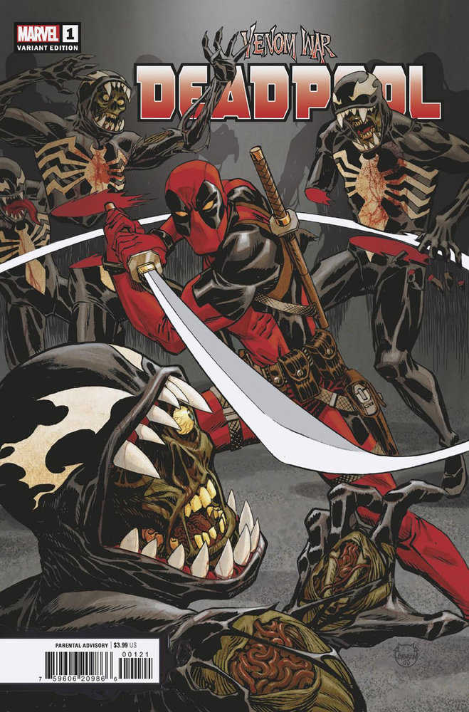 Venom War: Deadpool #1 Dave Johnson Variant [Vw] | Dragon's Lair Comics and Fantasy Houston TX