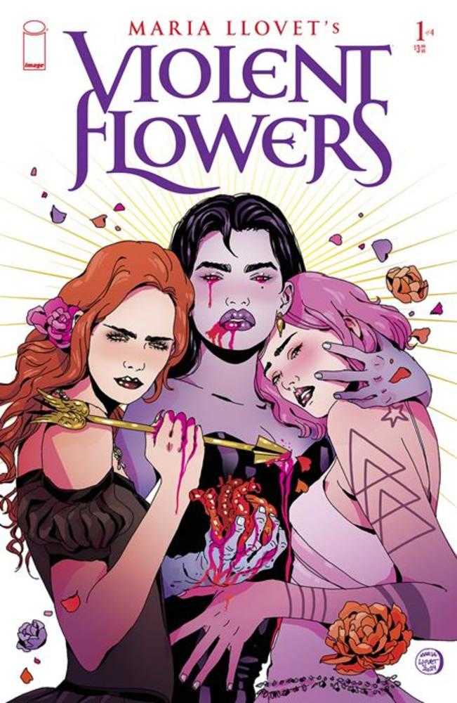 Violent Flowers #1 (Of 4) Cover A Maria Llovet (Mature) | Dragon's Lair Comics and Fantasy Houston TX