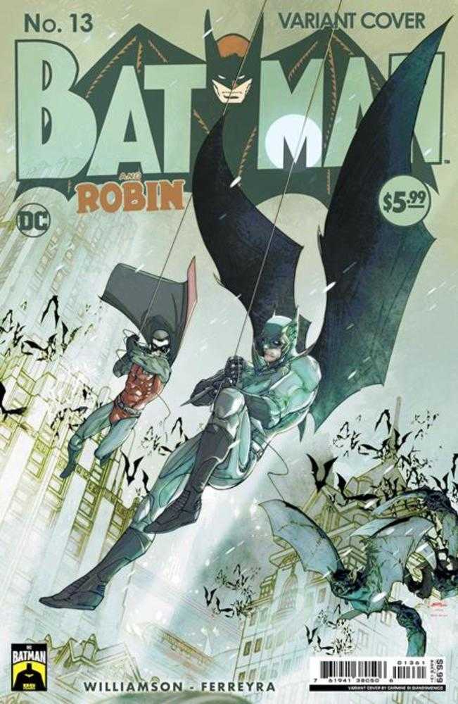 Batman And Robin #13 Cover D Carmine Di Giandomenico Batman 85th Anniversary Card Stock Variant | Dragon's Lair Comics and Fantasy Houston TX