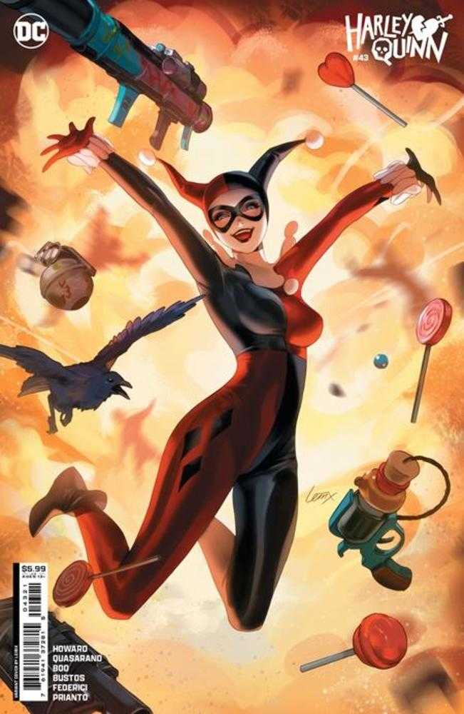 Harley Quinn #43 Cover B Lesley Leirix Li Card Stock Variant | Dragon's Lair Comics and Fantasy Houston TX