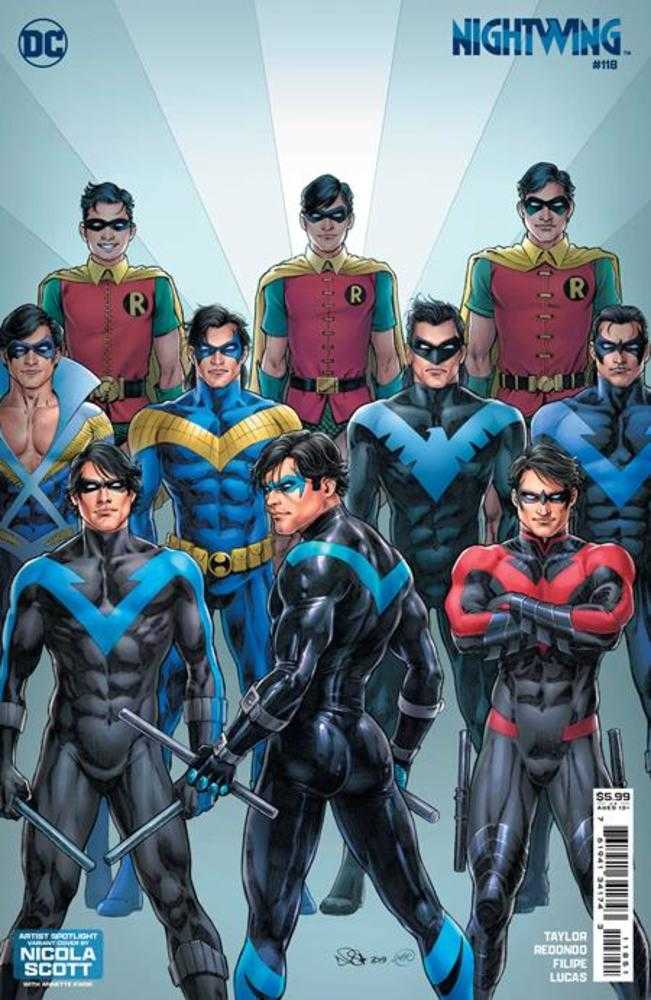 Nightwing #118 Cover E Nicola Scott Artist Spotlight Card Stock Variant | Dragon's Lair Comics and Fantasy Houston TX