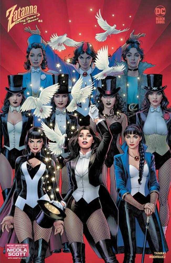 Zatanna Bring Down The House #4 (Of 5) Cover D Nicola Scott Artist Spotlight Variant (Mature) | Dragon's Lair Comics and Fantasy Houston TX