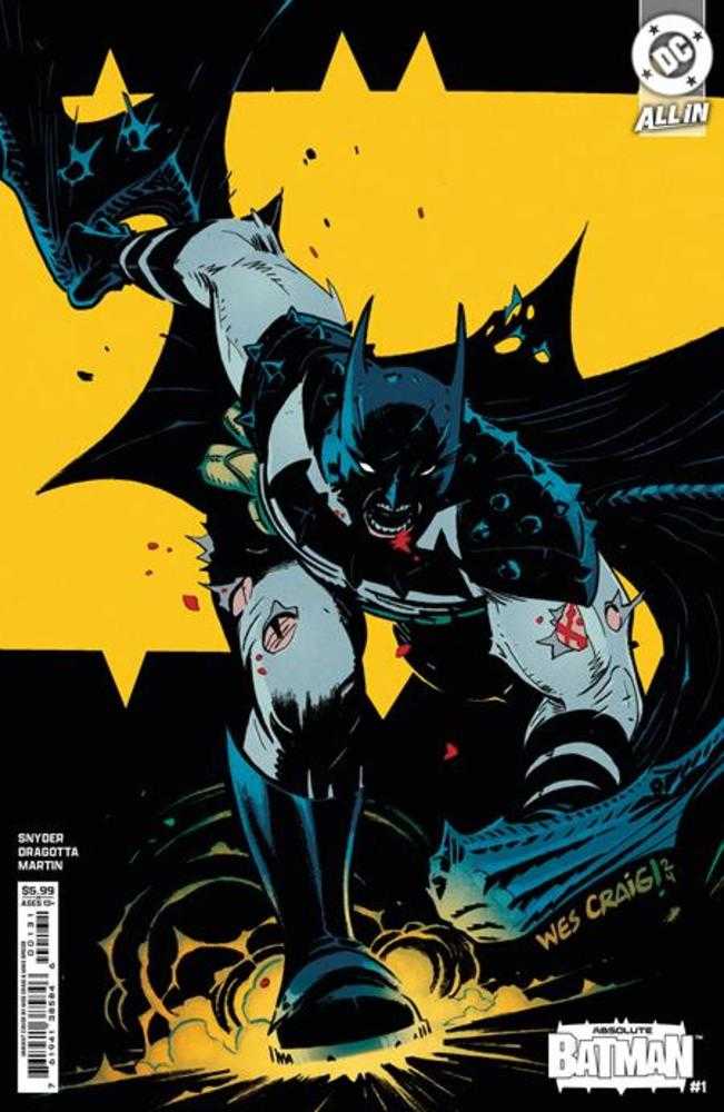 Absolute Batman #1 Cover B Wes Craig Card Stock Variant | Dragon's Lair Comics and Fantasy Houston TX