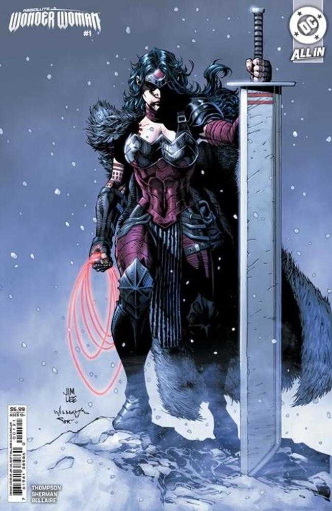 Absolute Wonder Woman #1 Cover C Jim Lee Card Stock Variant | Dragon's Lair Comics and Fantasy Houston TX