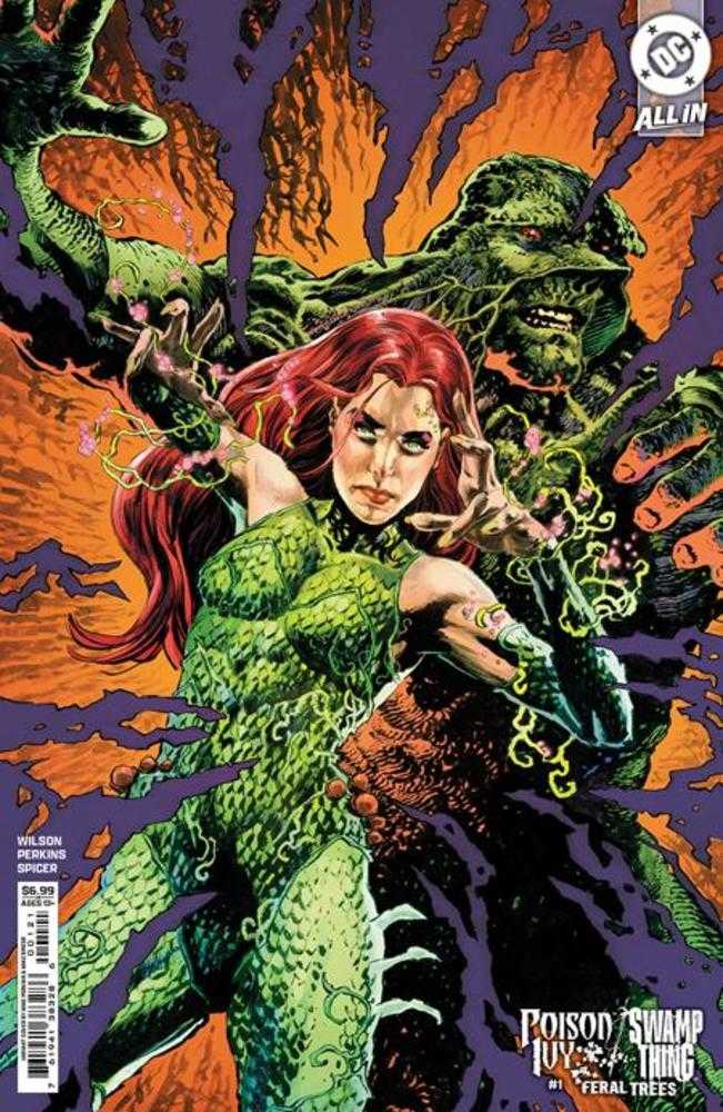 Poison Ivy Swamp Thing Feral Trees #1 (One Shot) Cover B Mike Perkins Card Stock Variant | Dragon's Lair Comics and Fantasy Houston TX