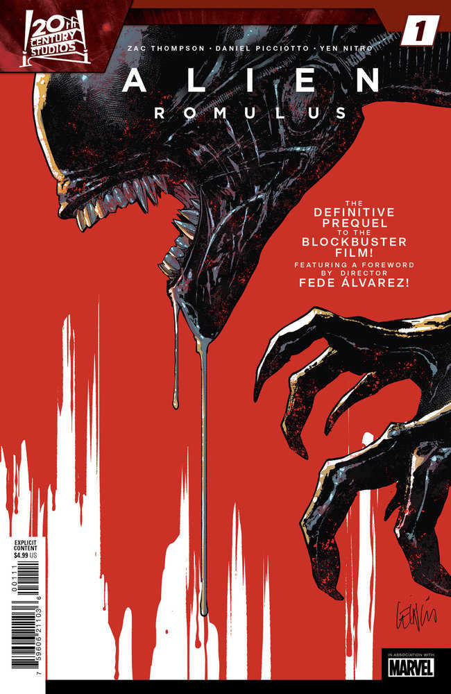 Alien: Romulus #1 | Dragon's Lair Comics and Fantasy Houston TX