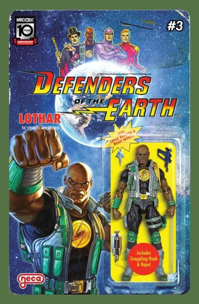 Defenders Of The Earth #3 (Of 8) Cover B Djordje Djokovic Action Figure Cover Variant | Dragon's Lair Comics and Fantasy Houston TX