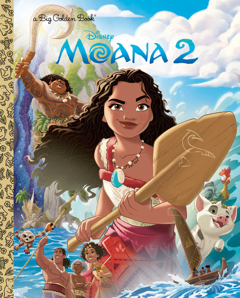 Disney Moana 2 Big Golden Book | Dragon's Lair Comics and Fantasy Houston TX