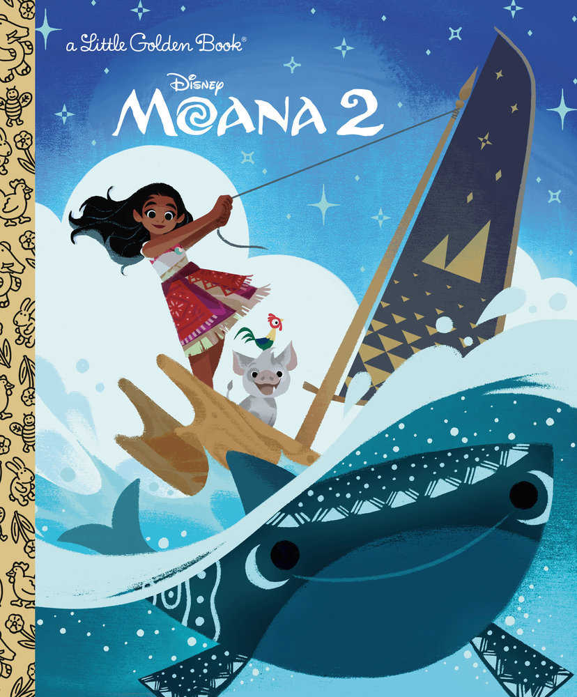 Disney Moana 2 Little Golden Book | Dragon's Lair Comics and Fantasy Houston TX