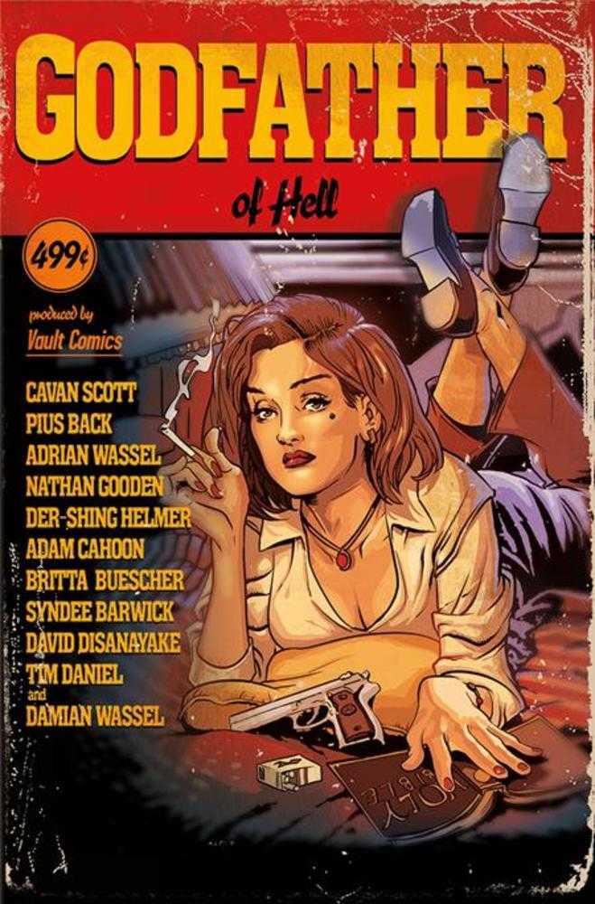 Godfather Of Hell #1 (Of 4) Cover B Nathan Gooden Pulp Fiction Homage Variant | Dragon's Lair Comics and Fantasy Houston TX