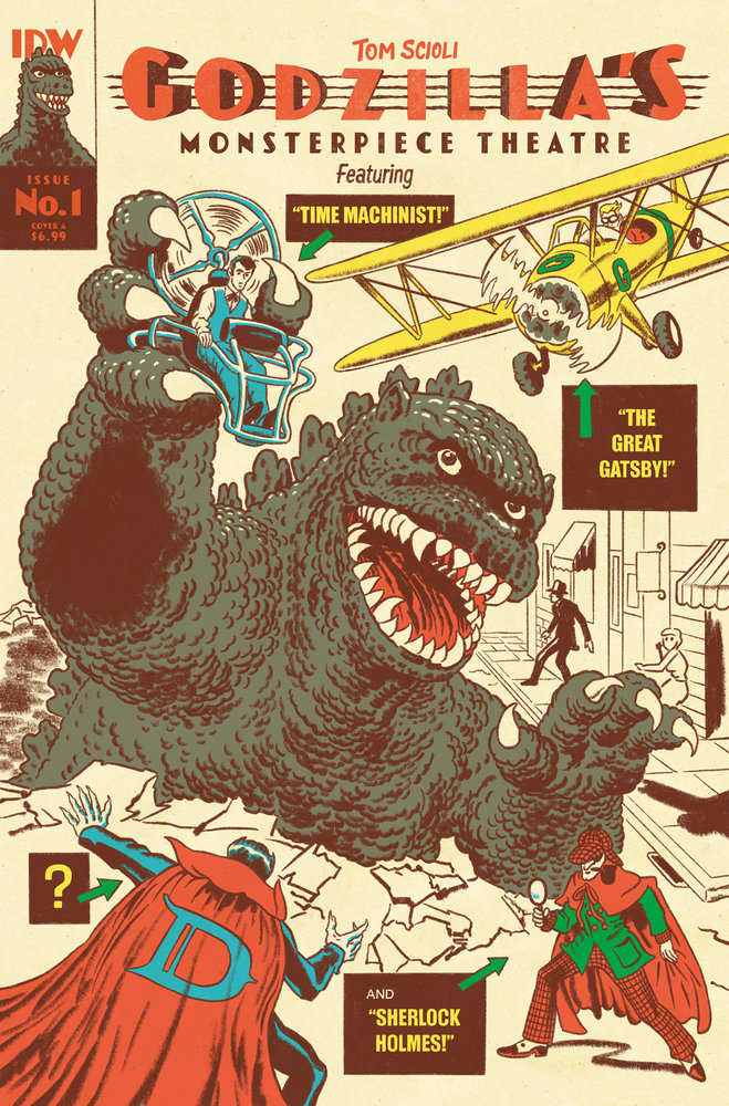 Godzilla’S Monsterpiece Theatre #1 Cover A (Scioli) | Dragon's Lair Comics and Fantasy Houston TX