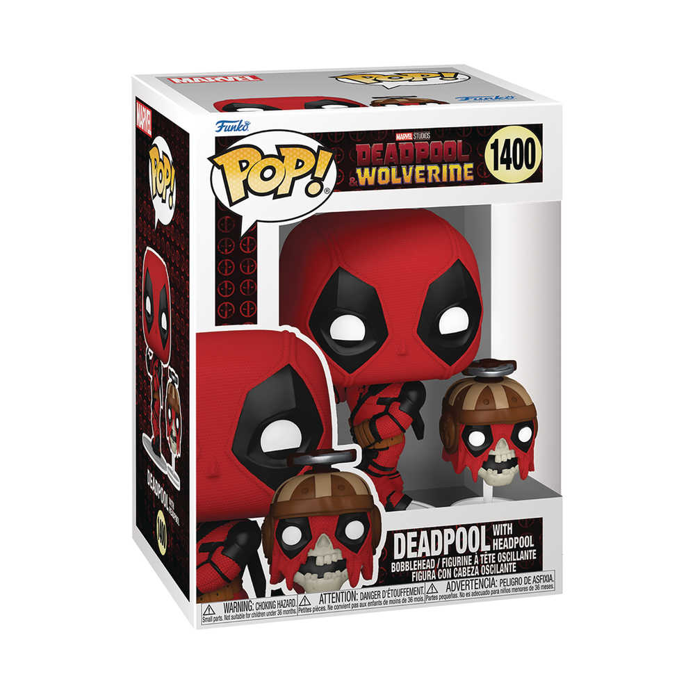 Pop & Buddy Deadpool & Wolverine Deadpool with Headpool Figure (C | Dragon's Lair Comics and Fantasy Houston TX