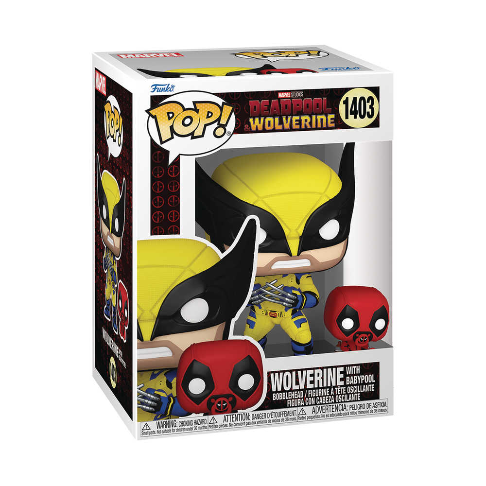 Funko Pop! Wolverine with Babypool Figure | Dragon's Lair Comics and Fantasy Houston TX