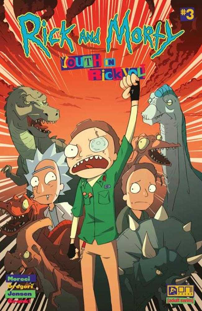 Rick And Morty Youth In Rickvolt #3 (Of 4) Cover B Nico Hiroi De Variant (Mature) | Dragon's Lair Comics and Fantasy Houston TX