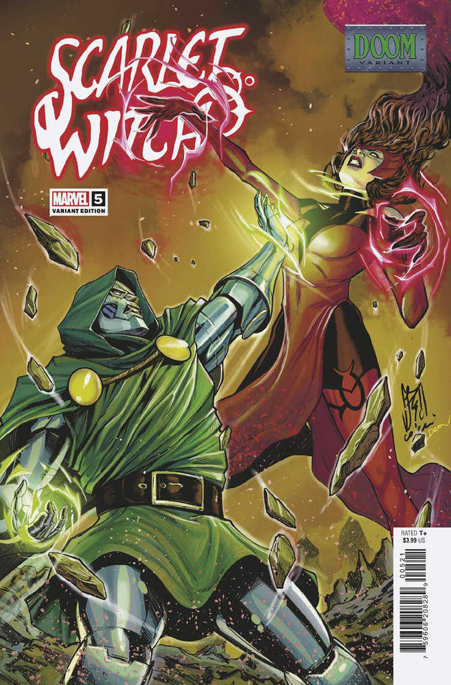 Scarlet Witch #5 Stefano Caselli Doom Variant | Dragon's Lair Comics and Fantasy Houston TX