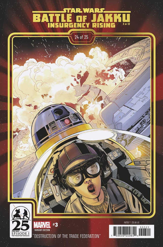 Star Wars: Battle Of Jakku - Insurgency Rising #3 Chris Sprouse The Phantom Menace 25th Anniversary Variant | Dragon's Lair Comics and Fantasy Houston TX