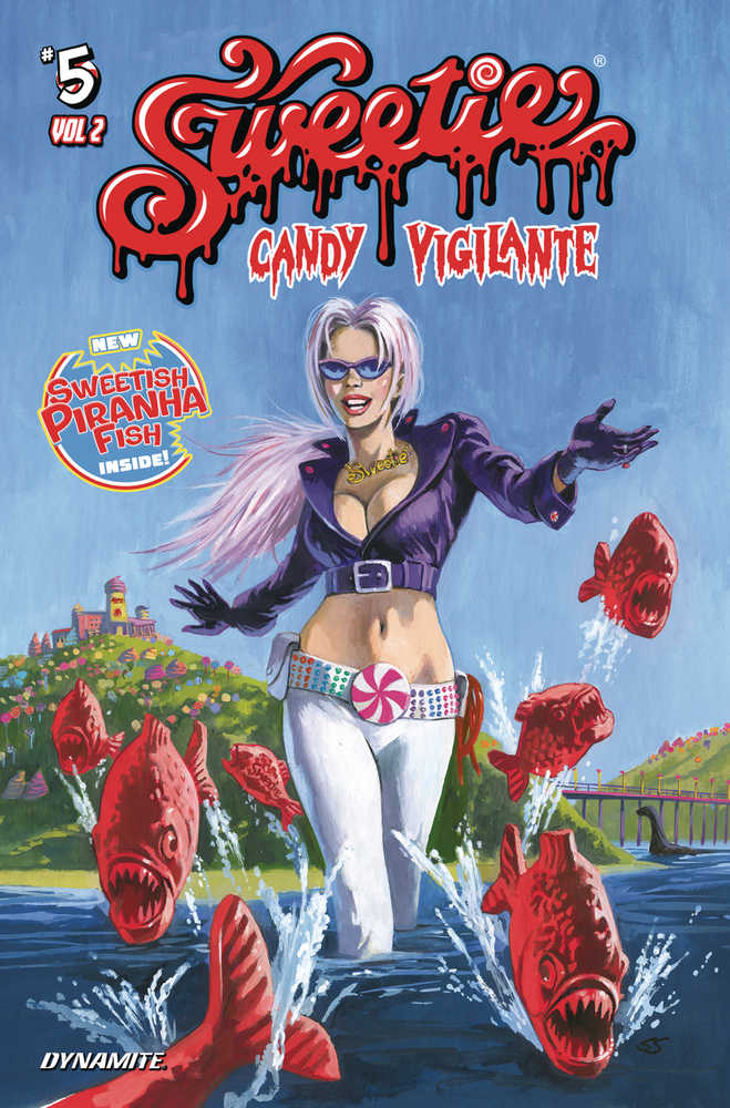 Sweetie Candy Vigilante Volume 2 #5 Cover A Sistilli Blue (Mature) | Dragon's Lair Comics and Fantasy Houston TX