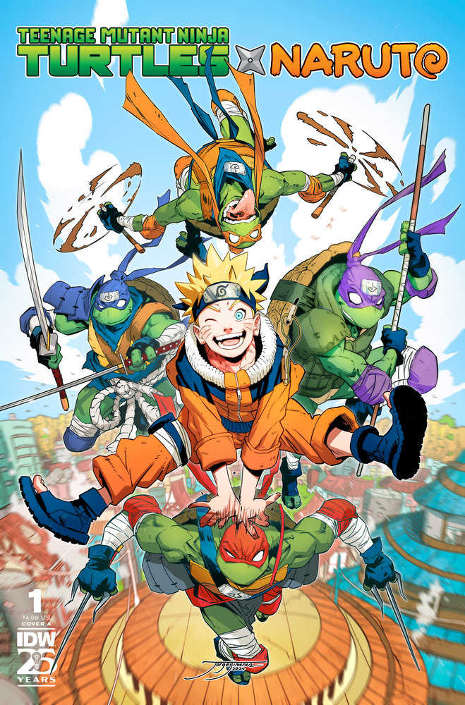 Teenage Mutant Ninja Turtles X Naruto #1 Cover A Jimenez | Dragon's Lair Comics and Fantasy Houston TX