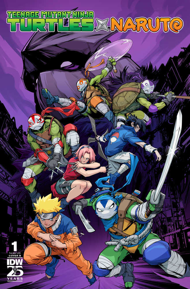 Teenage Mutant Ninja Turtles X Naruto #1 Cover B Prasetya | Dragon's Lair Comics and Fantasy Houston TX