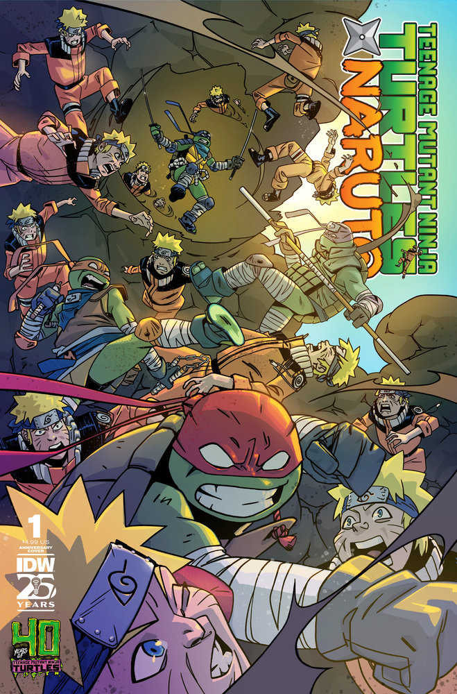 Teenage Mutant Ninja Turtles X Naruto #1 40th Anniv Duncan | Dragon's Lair Comics and Fantasy Houston TX