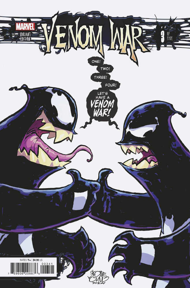 Venom War #3 Skottie Young Variant [Vw] | Dragon's Lair Comics and Fantasy Houston TX