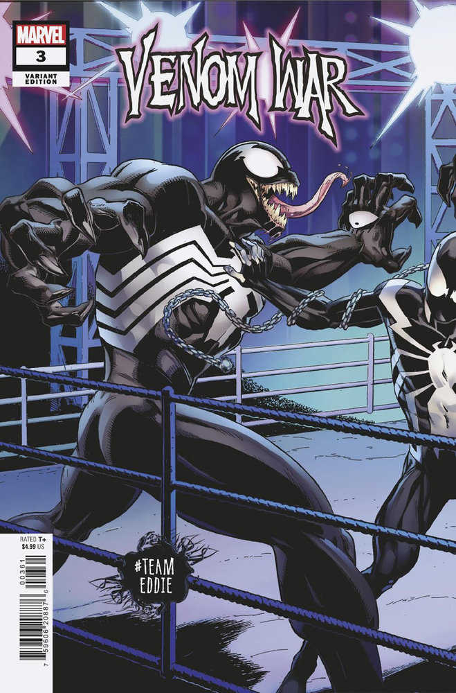 Venom War #3 Mark Bagley Team Eddie Variant [Vw] | Dragon's Lair Comics and Fantasy Houston TX