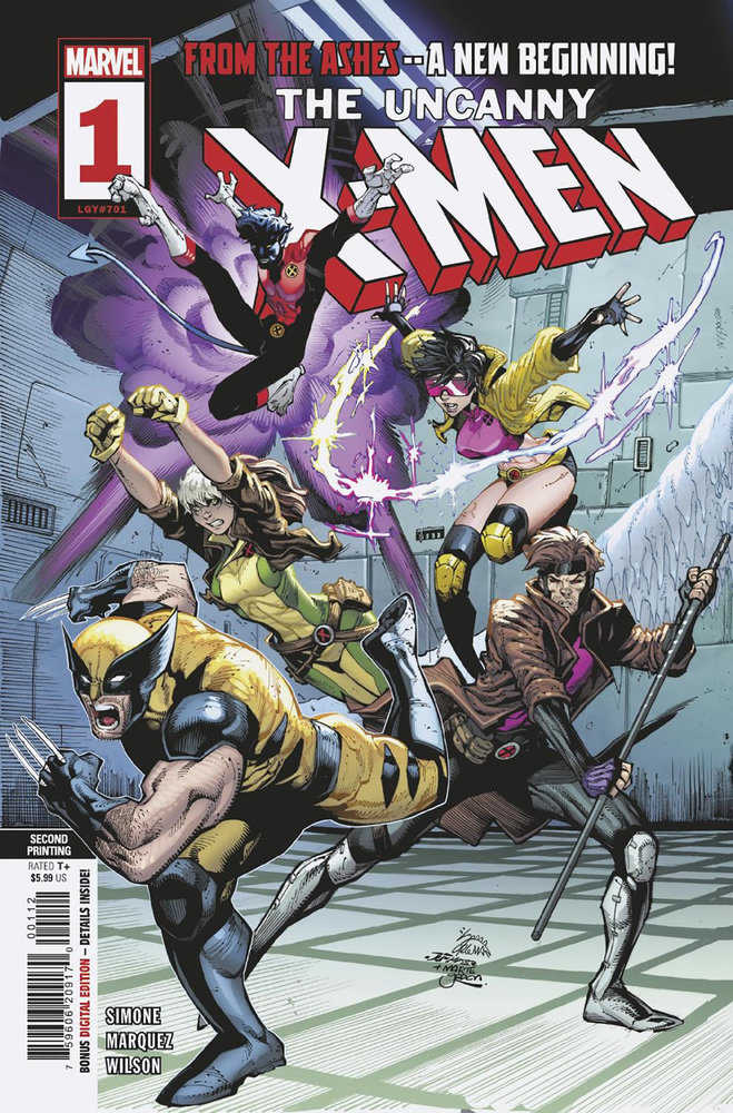 Uncanny X-Men #1 Ryan Stegman 2nd Print Variant | Dragon's Lair Comics and Fantasy Houston TX