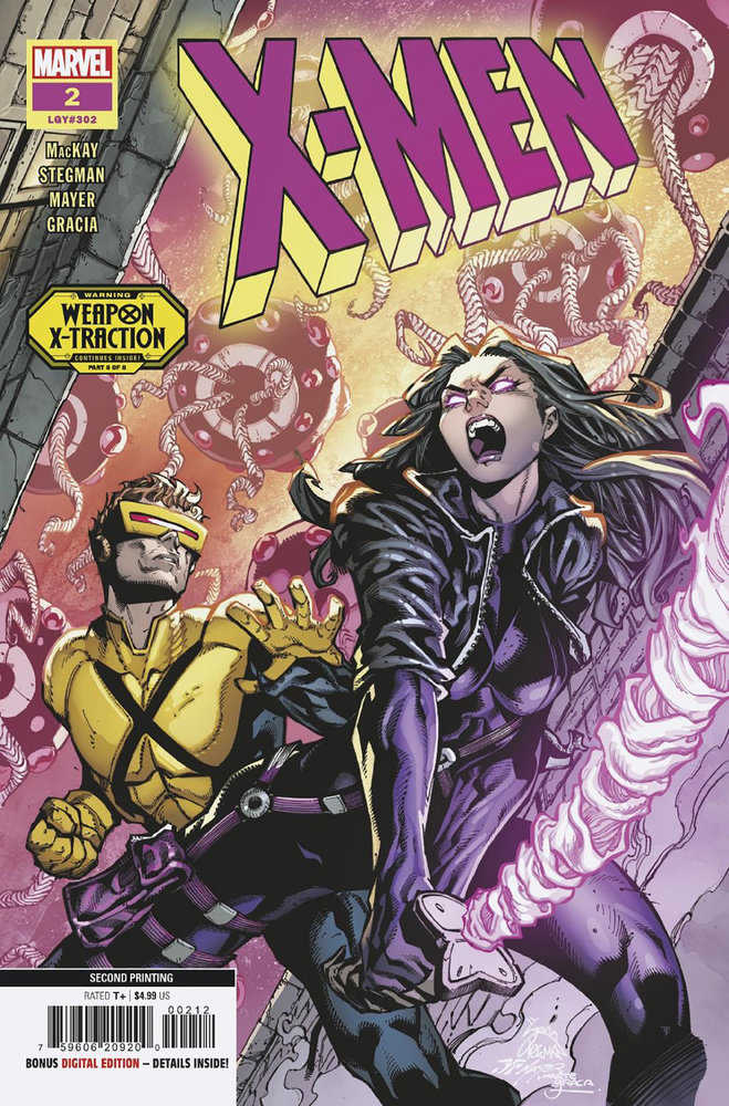 X-Men #2 Ryan Stegman 2nd Print Variant [Dpwx] | Dragon's Lair Comics and Fantasy Houston TX