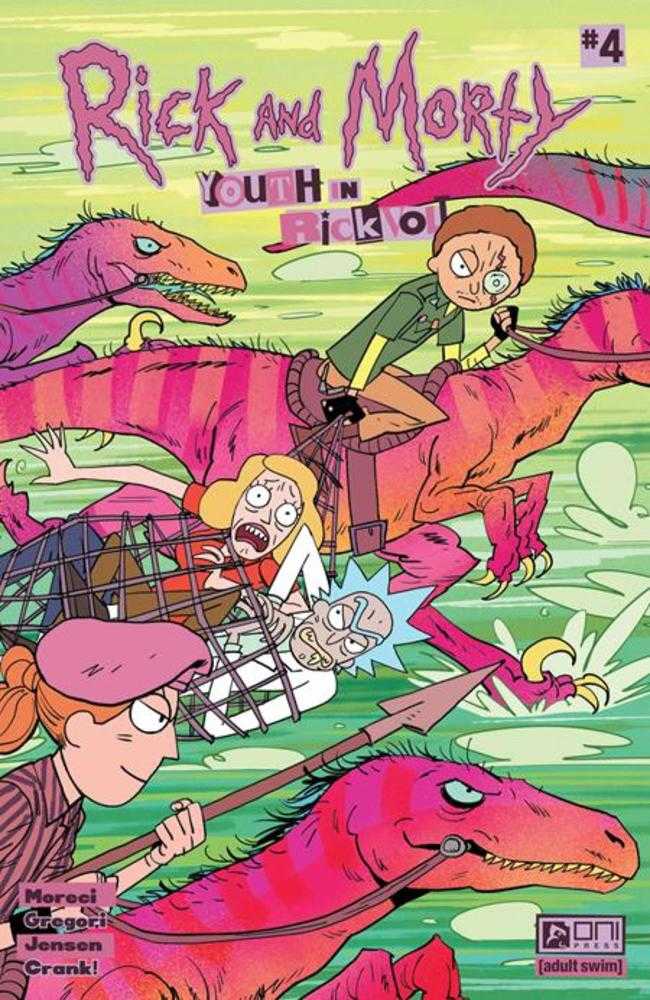 Rick And Morty Youth In Rickvolt #4 (Of 4) Cover B Brahm Revel Variant (Mature) | Dragon's Lair Comics and Fantasy Houston TX